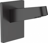 Akcesoria do armatury i ceramiki - HANSGROHE 24149670 Pulsify Przyłącze ścienne do głowicy prysznicowej 260 czarny matowy - miniaturka - grafika 1