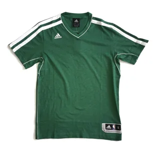 Zielona koszulka Adidas Performance NBA M - Koszulki męskie - miniaturka - grafika 1
