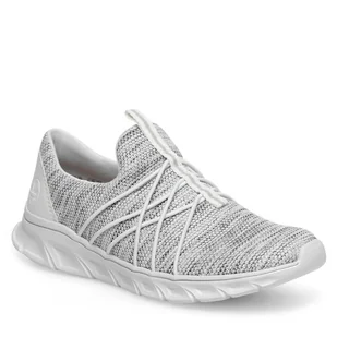 Sneakersy Rieker 54071-80 Szary - Sneakersy damskie - miniaturka - grafika 1