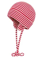 Czapki damskie - Wiązana czapka z dżerseju czerwona Döll r.45 - miniaturka - grafika 1