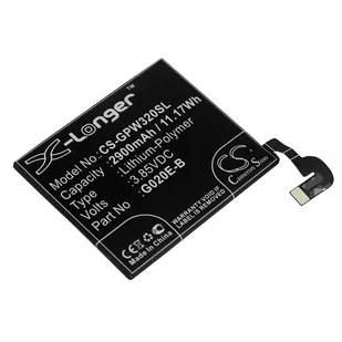 Cameron Sino Google Pixel 3A G020E-B 2900mAh 11.17Wh Li-Polymer 3.85V CS-GPW320SL - Baterie do telefonów - miniaturka - grafika 1