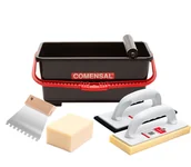 Miotły, szufle, mopy - Zestaw glazurniczy wiaderko 12l + akcesoria COMENSAL - miniaturka - grafika 1