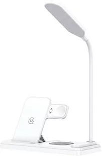 Ładowarka indukcyjna Usams z lampą 4 w 1 15W White (6958444905624) - Ładowarki do telefonów - miniaturka - grafika 1
