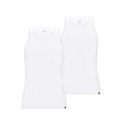 Koszulki męskie - PUMA Męski T-shirt Basic, biały, M - miniaturka - grafika 1