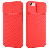 Etui i futerały do telefonów - Etui ochronne Cadorabo do Apple iPhone 6 PLUS / 6S PLUS w kolorze czerwonym TPU ochrona aparatu fotograficznego - miniaturka - grafika 1