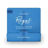 Instrumenty dęte - Royal by D'Addario Bb Clarinet Reeds, 3.0, 25 sztuk pojedynczych ustników - miniaturka - grafika 1