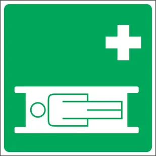 Tabliczka NOSZE 20x20cm PCV1mm - Akcesoria BHP - miniaturka - grafika 1