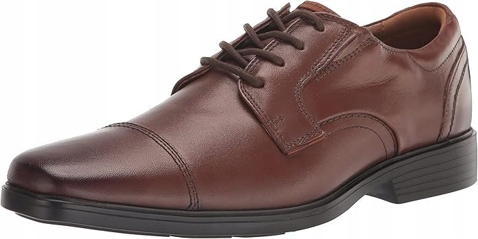 CLARKS PÓŁBUTY MĘSKIE BRĄZOWE SKÓRZANE 44 1/2 1Ż7M