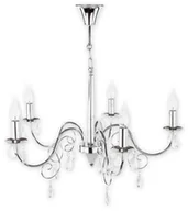 Lampy sufitowe - Lemir Velio żyrandol 5 pł chrom O1955 CH 015O1955 CH - miniaturka - grafika 1