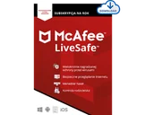 Programy antywirusowe - Kod aktywacyjny MCAFEE Program antywirusowy LiveSafe 1 rok - miniaturka - grafika 1