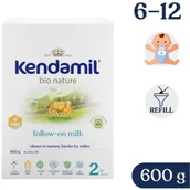 Mleko modyfikowane - Kendamil BIO Nature 2 HMO+ Mleko następne dla niemowląt 6-12 miesięcy, 600 g -> Wysyłka od 1,99 - odbiór w Żabce i DHL POP<- - miniaturka - grafika 1