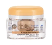 Maseczki do twarzy - REXALINE X-treme Gold Radiance - Maseczka regenerująca z czystym złotem - miniaturka - grafika 1