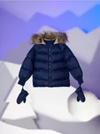 Kurtki i płaszcze dla chłopców - Sinsay - Kurtka z ociepleniem - granatowy - miniaturka - grafika 1