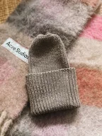 Czapki damskie - Czapka z wełny merynosa beżowa taupe - miniaturka - grafika 1