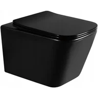 Miski WC - MEXEN TEO WISZĄCA CZARNA + DESKA SLIM 30854070 - miniaturka - grafika 1