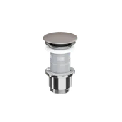 Korki do umywalek - Excellent korek klik-klak umywalkowo-bidetowy, chrom, cappucino mat - miniaturka - grafika 1