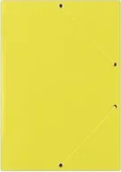 Szkolne artykuły papiernicze - DONAU Teczka z gumką gładka żółta FEP11G . - miniaturka - grafika 1