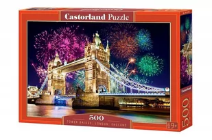 Puzzle 500 el. Tower Bridge Londyn Anglia Castorland - Puzzle - miniaturka - grafika 1