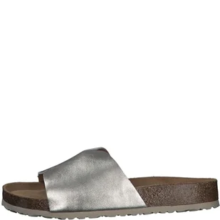 Tamaris Damskie kapcie 1-27506-42, metaliczne, 42 EU, metalik, 42 EU - Kapcie damskie - miniaturka - grafika 1
