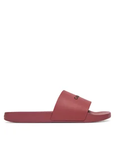 Calvin Klein Klapki Pool Slide Rubber HM0HM00455 Bordowy - Klapki i japonki męskie - miniaturka - grafika 1