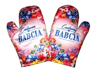 Fartuchy i rękawice kuchenne - Rękawica kuchenna Cudowna Babcia - miniaturka - grafika 1