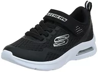 Buty dla chłopców - Skechers Chłopięce sneakersy Microspec Max Torvix, Black Textile Black White Trim, 32 EU - miniaturka - grafika 1