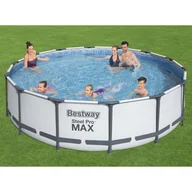 Baseny ogrodowe - Bestway Basen Steel Pro MAX z akcesoriami, 427x107 cm - miniaturka - grafika 1