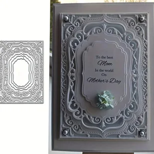 TEMU 1 Szt. Metal Die Cut, Wykrojnik Do Metalu Na Tworzenie Kartek Papierowych Scrapbooking Karty DIY Ręcznie Robione Albumy Na Zdjęcia Dekoracje - Inne - miniaturka - grafika 1