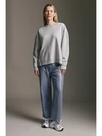 Bluzy damskie - Cotton Candy Bluza w kolorze jasnoszarym - miniaturka - grafika 1