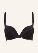 Biustonosze - Calvin Klein Biustonosz Push-Up Perfectly Fit Lace schwarz - miniaturka - grafika 1
