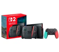 Konsole Nintendo - Nintendo Switch 2 Joy-Con Czarny + Pad Trust GXT 1246B MUTA - miniaturka - grafika 1