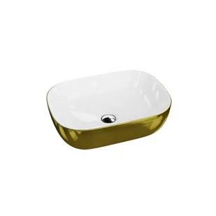 Lavita Umywalka nablatowa Costa Brushed Gold - Umywalki - miniaturka - grafika 1