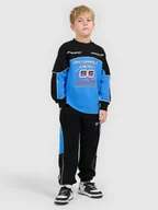 Spodnie i spodenki dla chłopców - 4F Spodnie dresowe joggery chłopięce - czarne 164 (13-14 lat) - miniaturka - grafika 1