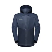 Kurtki męskie - Mammut Męska kurtka Ultimate Vii So Hooded Jacket Men Softshell - miniaturka - grafika 1