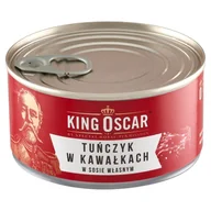 Konserwy i dania rybne - King Oscar - Tuńczyk w kawałkach w sosie własnym - miniaturka - grafika 1