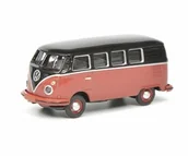 Samochody i pojazdy dla dzieci - Schuco Vw T1 Bus Black Red 1:87 452633700 - miniaturka - grafika 1