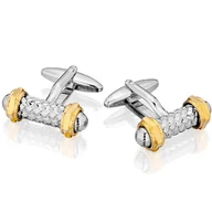 Spinki do mankietów i krawatów - Spinki do mankietów X2 Cylinder - miniaturka - grafika 1