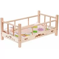 Akcesoria dla lalek - Malimas Łóżeczko drew."wzorek" - miniaturka - grafika 1