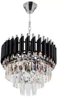 Toledo lampa wisząca 4xE14 chrom/czarna 6260/4 8C BL - Lampy sufitowe - miniaturka - grafika 1