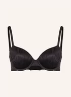 Biustonosze - Calvin Klein Biustonosz Usztywniany Sheer Marquisette schwarz - miniaturka - grafika 1
