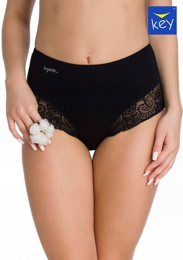 Figi damskie key lpf-111, 2-pak, czarne 2xl