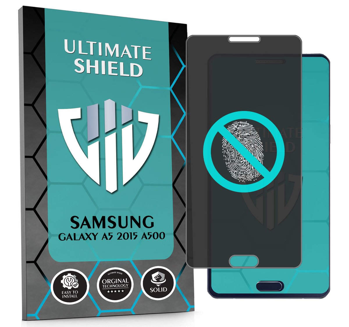 NAJLEPSZE SZKŁO 5D PEŁNE DO SAMSUNG GALAXY A5 2015 A500 NIETŁUKĄCE ORYGINAŁ