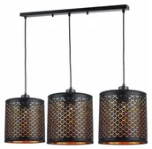 Lampy sufitowe - Potrójny metalowy żyrandol - K609-Malwa - miniaturka - grafika 1
