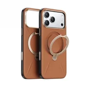 Etui i futerały do telefonów - TORRAS QPro Leather - etui do iPhone 17 Pro Max kompatybilne z MagSafe amber brown - miniaturka - grafika 1