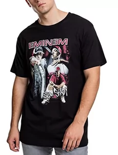 Koszulki męskie - Mister Tee T-Shirt męski męski Eminem Slim Shady Tee T-ShirtTee T-Shirt, czarny, l MT528 - grafika 1
