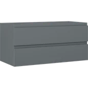 Szafki łazienkowe - Mexen Orio szafka łazienkowa podumywalkowa 100 cm, 2 szuflady, grafit mat - 91A10-10047-2-BFF66 - miniaturka - grafika 1