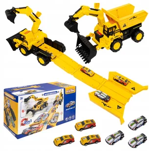Koparka Wyrzutnia Autek Tor Samochodowy Dla Dzieci Dźwięk Światło Resoraki - Samochody i pojazdy dla dzieci Koparka Wyrzutnia Autek Tor Samochodowy Dla Dzieci Dźwięk Światło Resoraki - Samochody i pojazdy dla dzieci - miniaturka - grafika 1