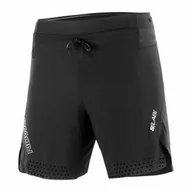Spodnie sportowe damskie - Spodenki Salomon S-Lab Speed Deep Black - miniaturka - grafika 1