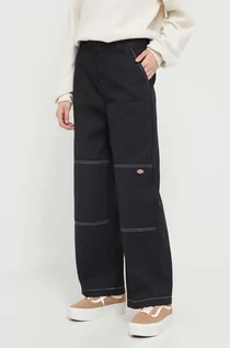 Spodnie damskie - Dickies jeansy damskie kolor czarny - grafika 1