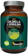 Suplementy naturalne - HANOJU SPIRULINA BIO+CHLORELLA BIO 400MG 300 TABL. - miniaturka - grafika 1